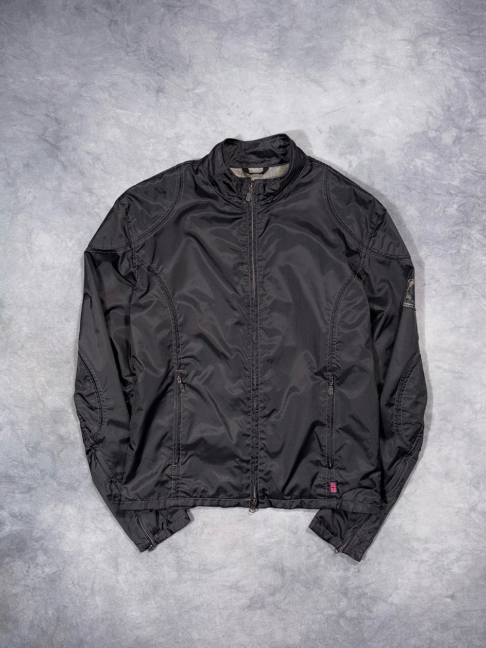 CRAZY BELSTAFF Vintage Moto Biker Racing Nylon Y2K Luxury Grunge Jacket